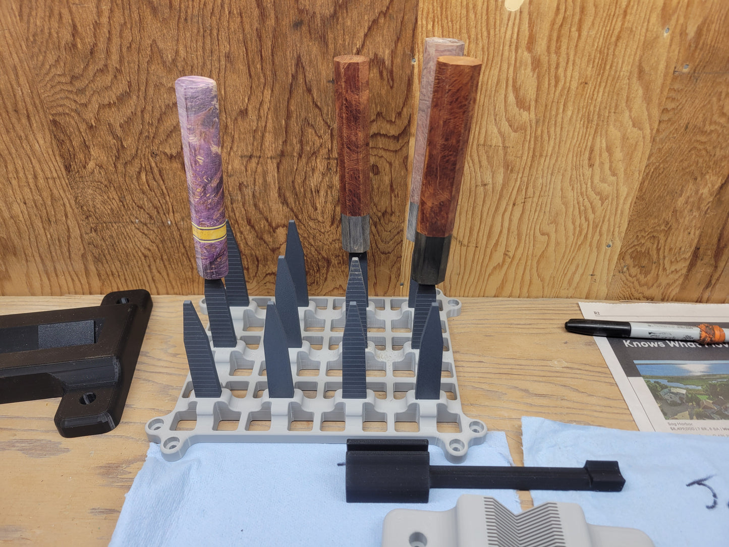 Handle Drying Rack